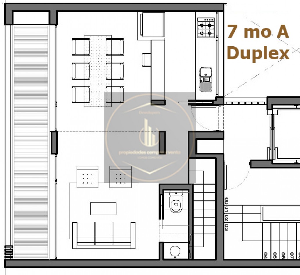 Venta. Departamento Tipo Duplex de 2 Dormitorios, cochera y terraza privada, Zona Parque Saavedra.